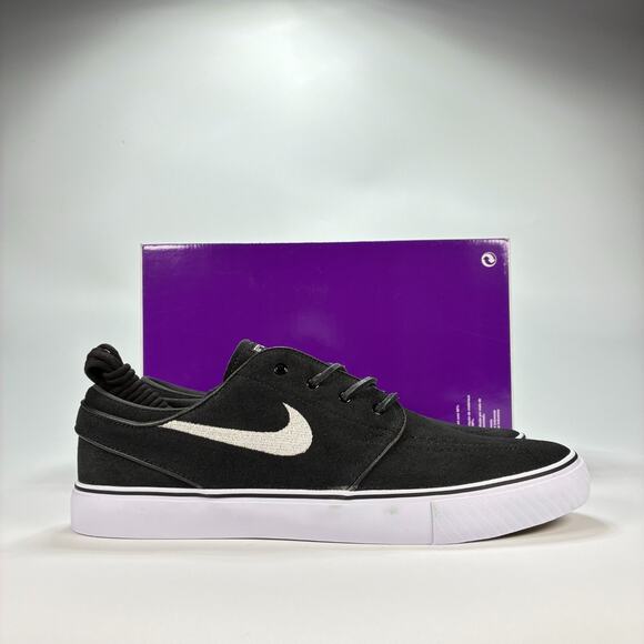 Nike SB Zoom Janoski OG+ Black White Skateboarding Shoes FD6757-001 Mens Size 10 - Picture 1 of 10